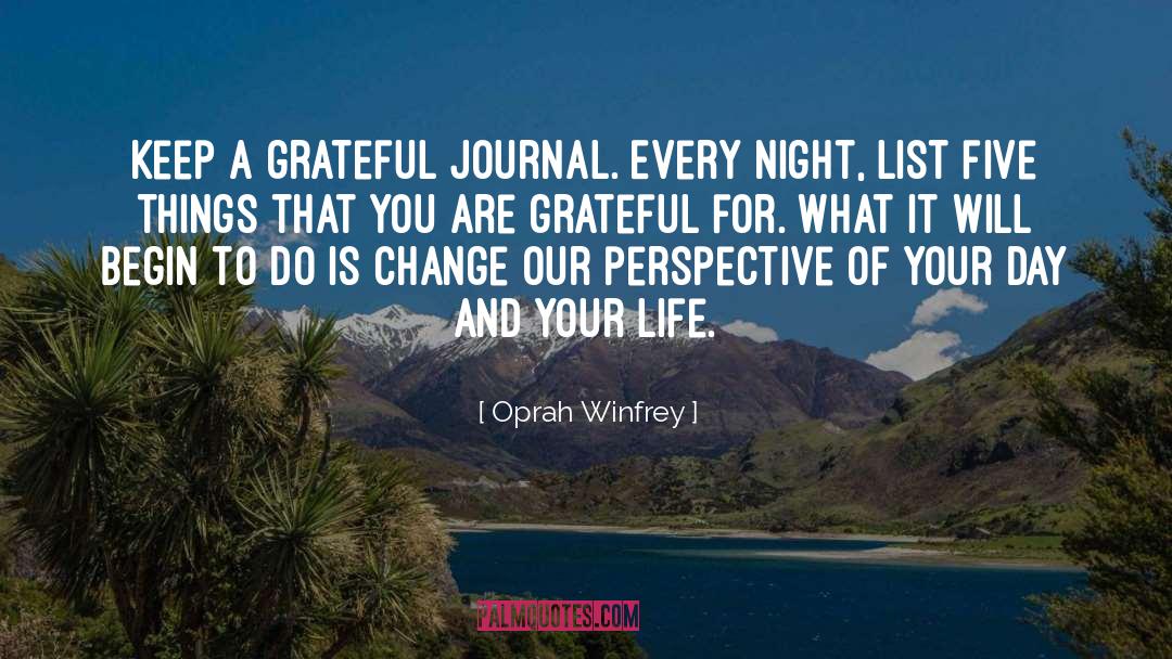 Perspective Is A Gift quotes by Oprah Winfrey