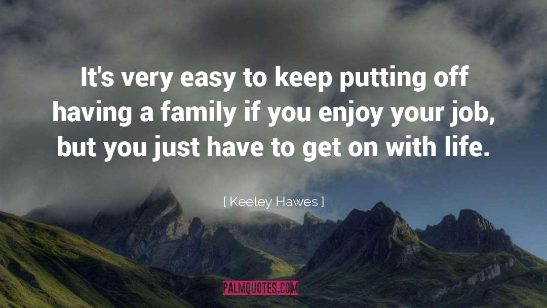 Perspective On Life quotes by Keeley Hawes