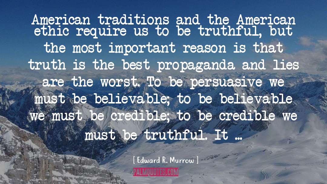 Persuasive quotes by Edward R. Murrow