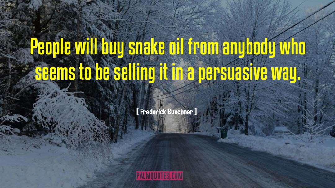 Persuasive quotes by Frederick Buechner