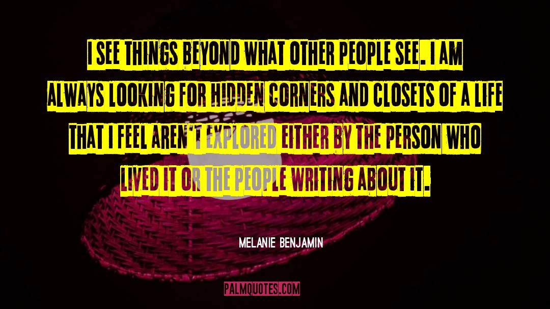 Persuasive Writing quotes by Melanie Benjamin