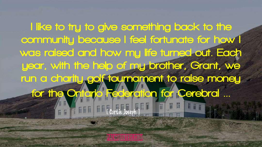 Perth Ontario quotes by Curtis Joseph