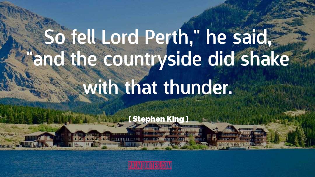 Perth quotes by Stephen King