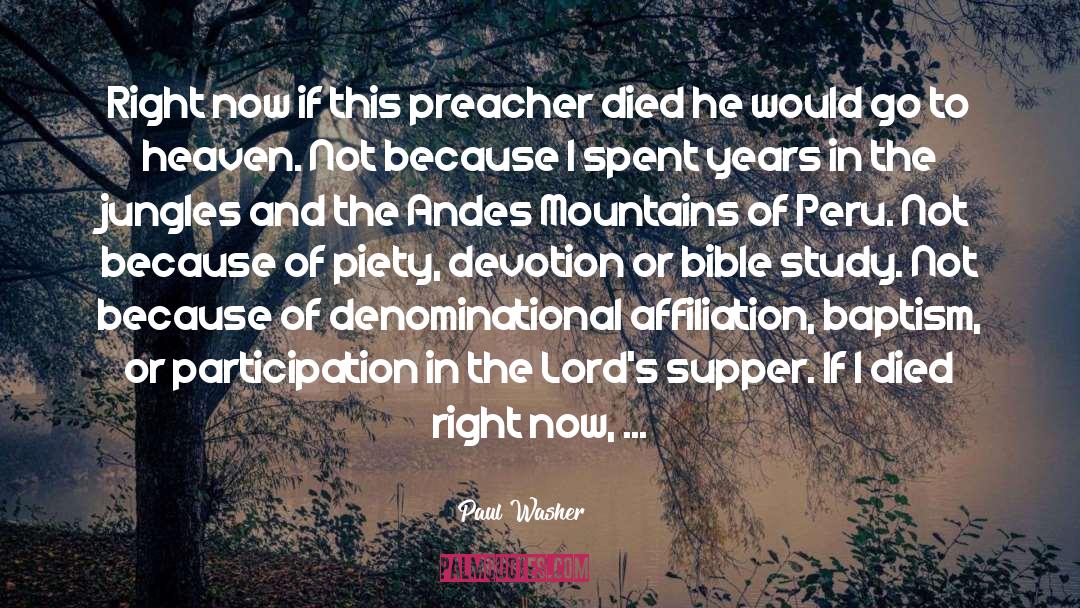 Peru quotes by Paul Washer