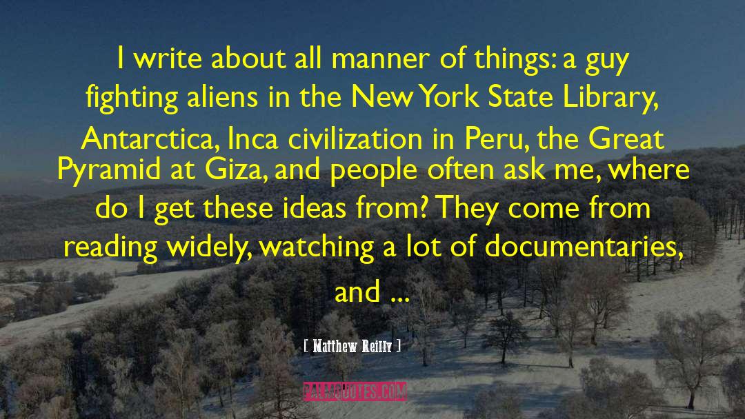 Peru quotes by Matthew Reilly