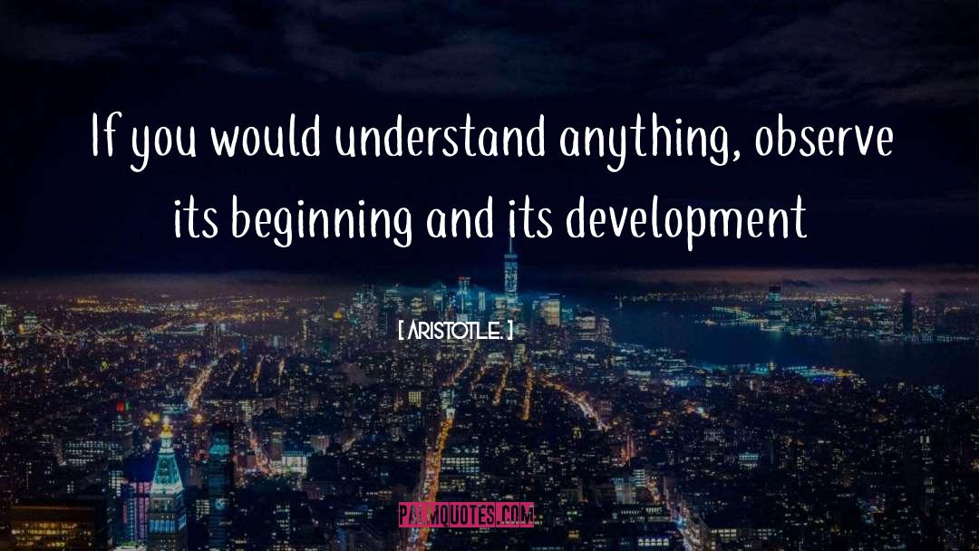 Pervasive Development quotes by Aristotle.