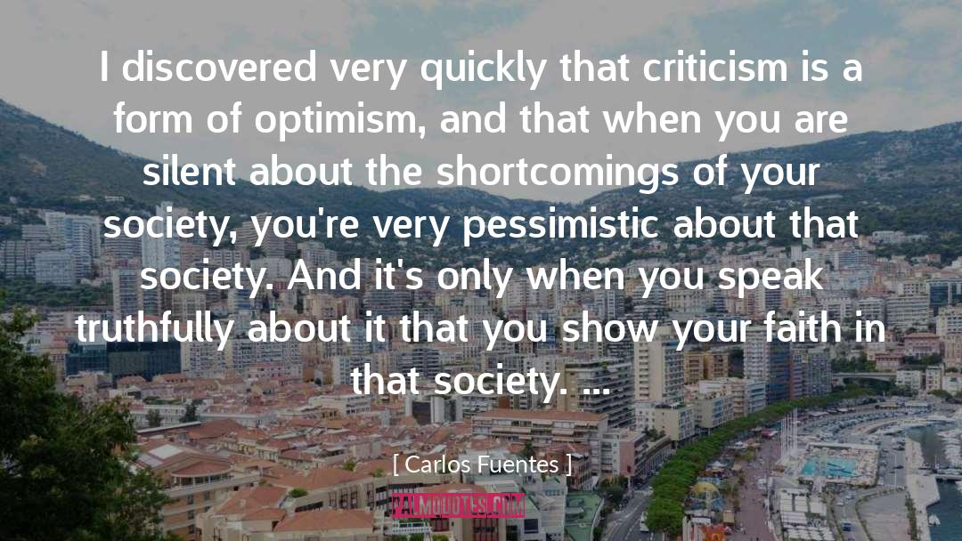 Pessimistic quotes by Carlos Fuentes
