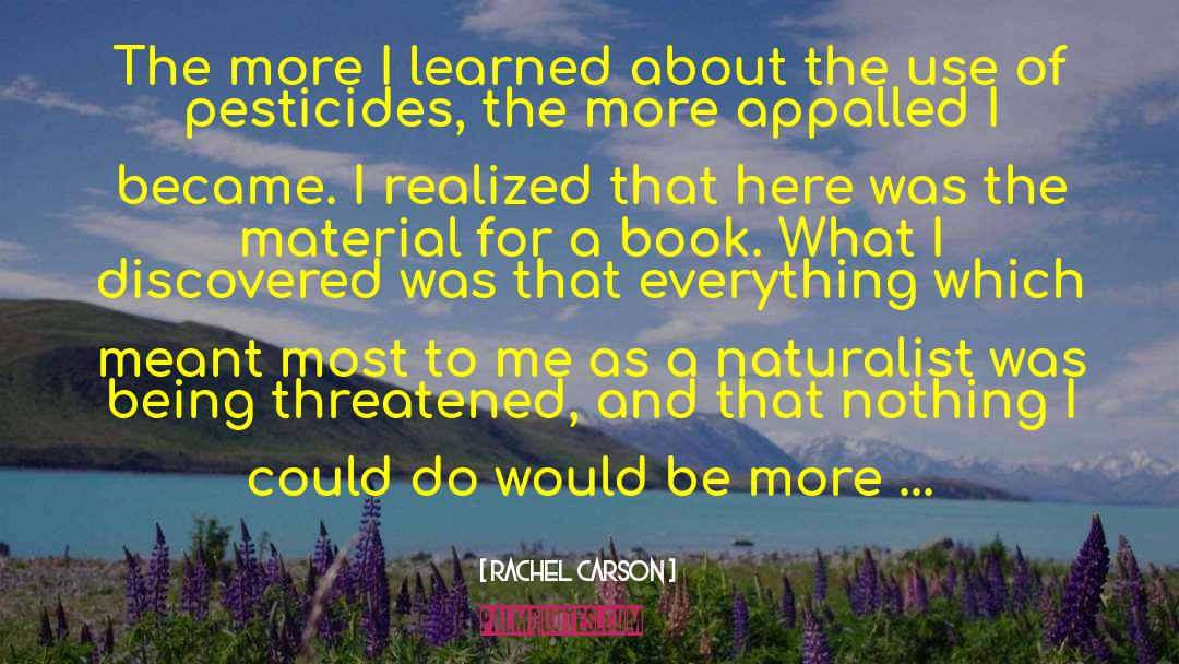 Pesticides quotes by Rachel Carson