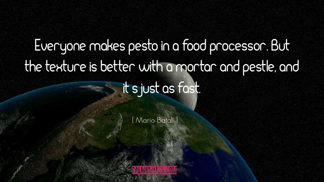 Pesto quotes by Mario Batali