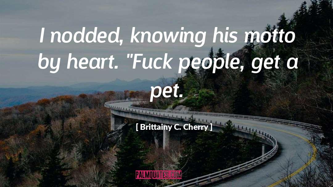 Pet Bereavement quotes by Brittainy C. Cherry