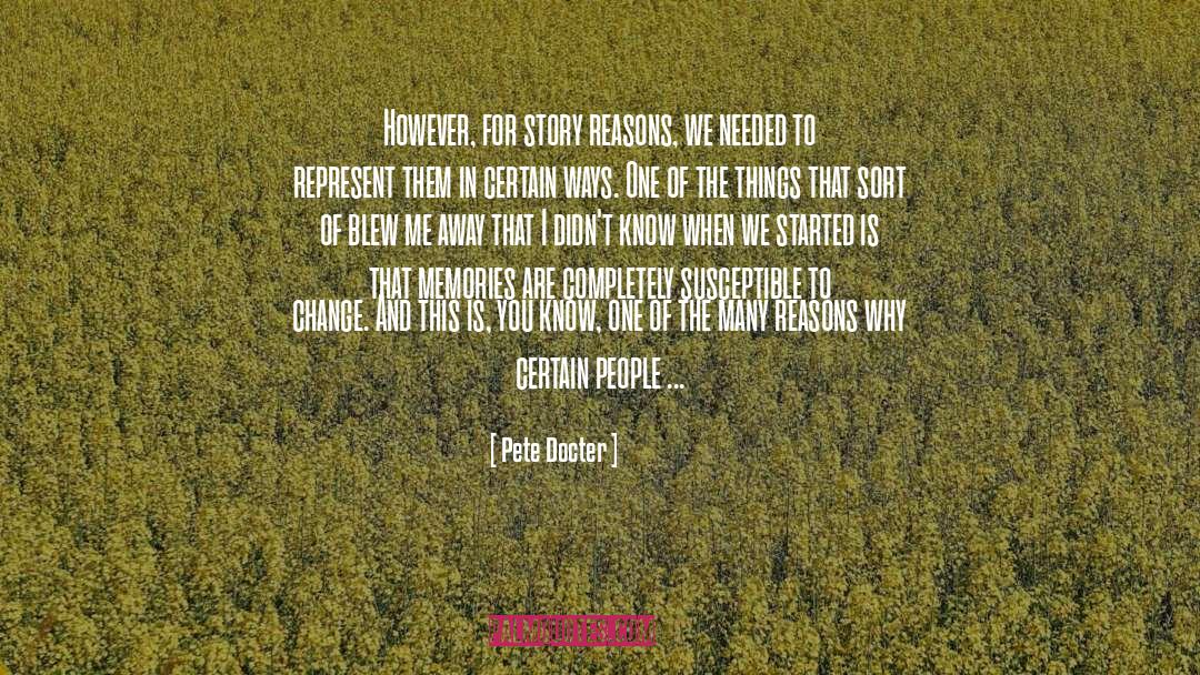 Pete Doherty quotes by Pete Docter