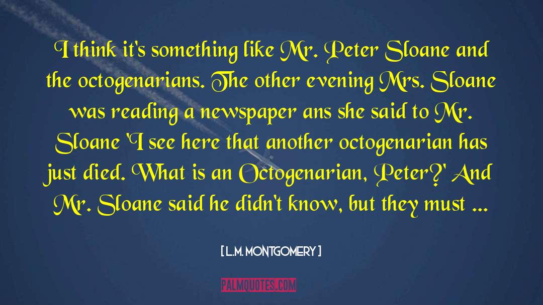 Peter Clemenza quotes by L.M. Montgomery