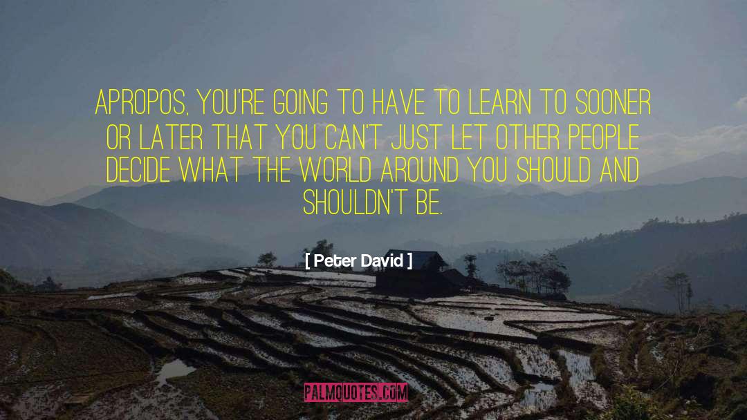 Peter David quotes by Peter David