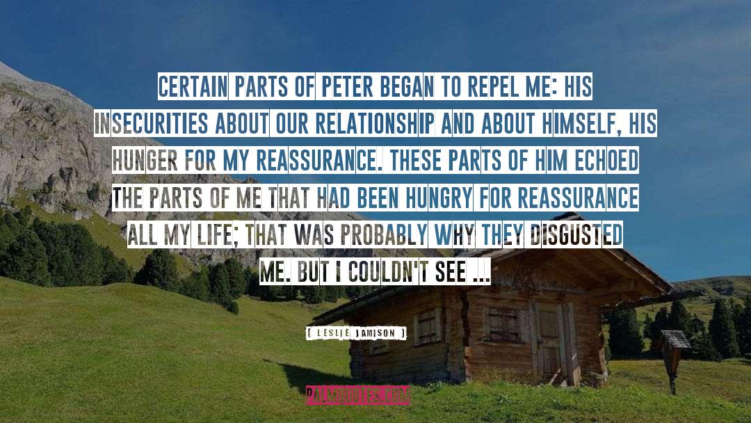 Peter Evans quotes by Leslie Jamison