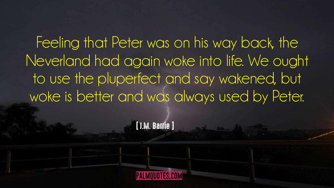Peter Pan Movie quotes by J.M. Barrie