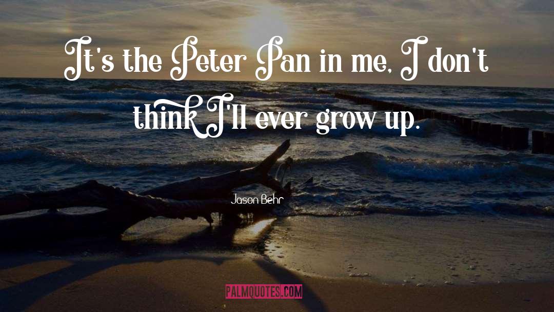 Peter Pan quotes by Jason Behr