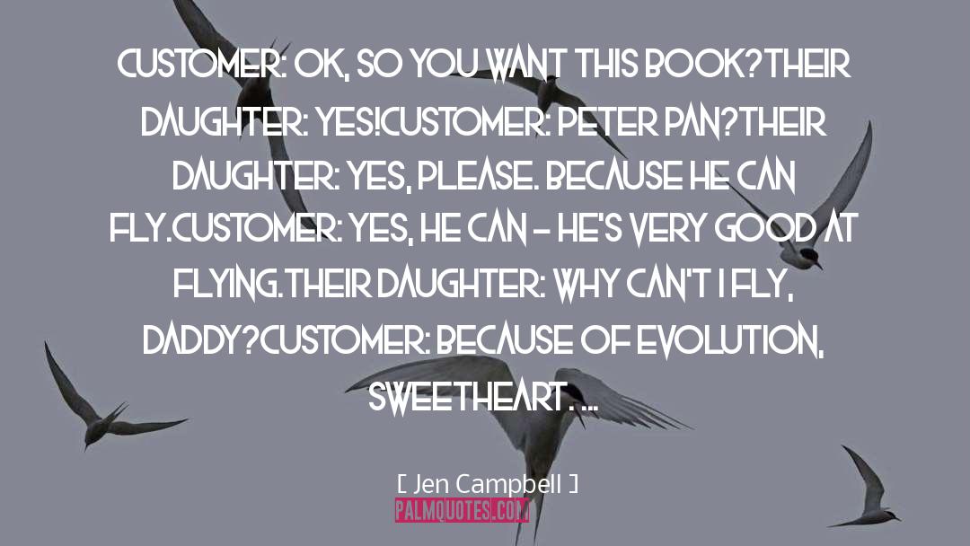 Peter Pan quotes by Jen Campbell