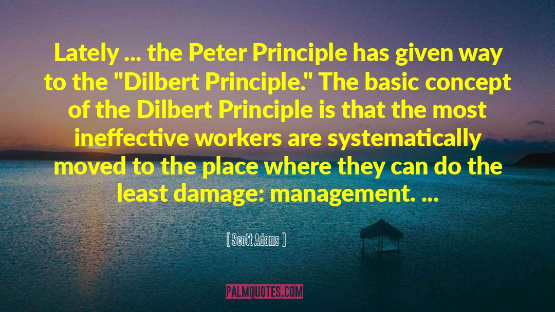 Peter Principle quotes by Scott Adams