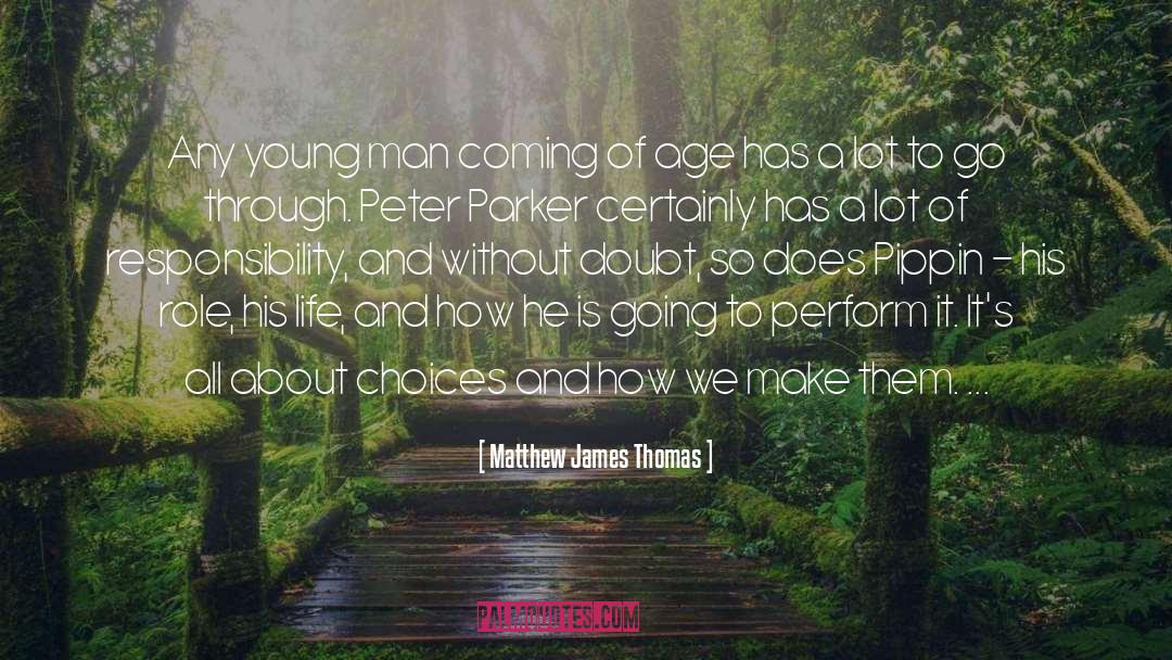 Peter quotes by Matthew James Thomas