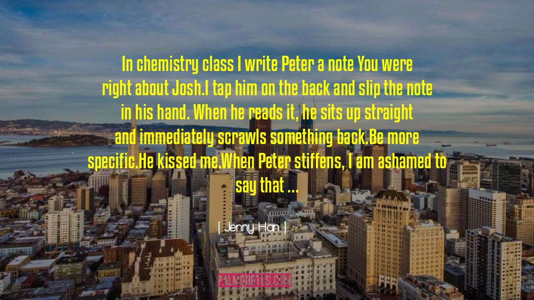 Peter Stoner quotes by Jenny Han