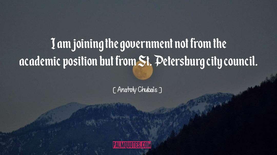 Petersburg quotes by Anatoly Chubais