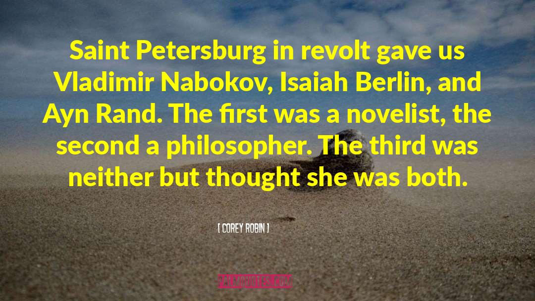 Petersburg quotes by Corey Robin