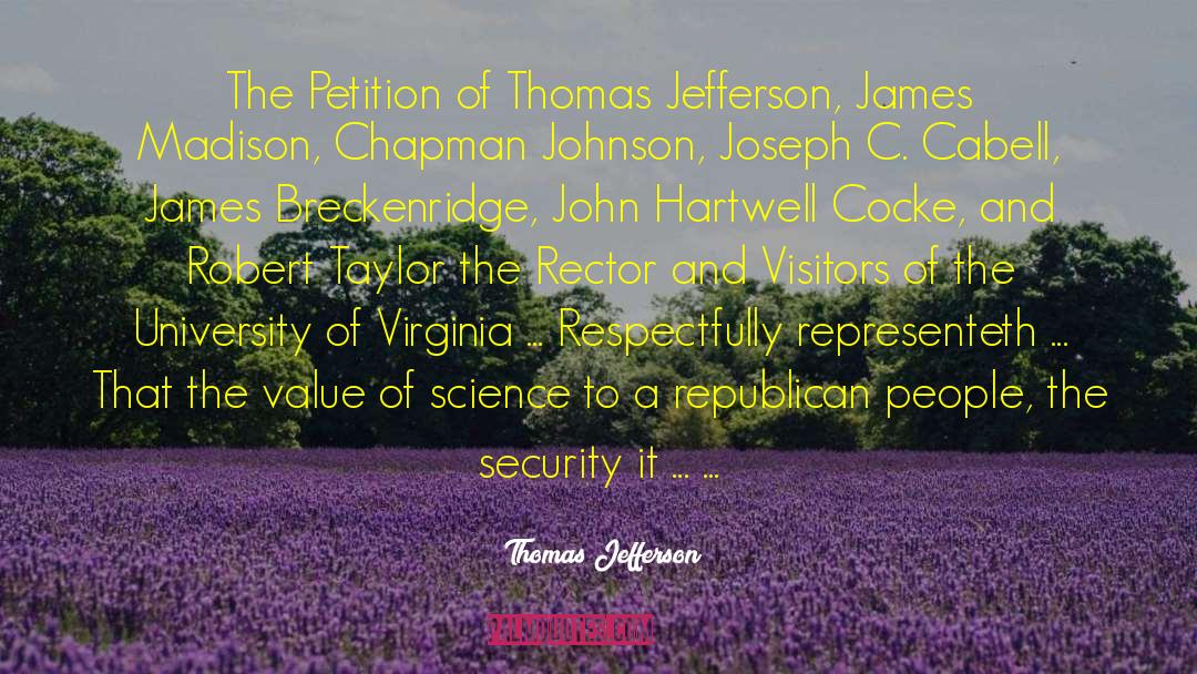 Petition quotes by Thomas Jefferson