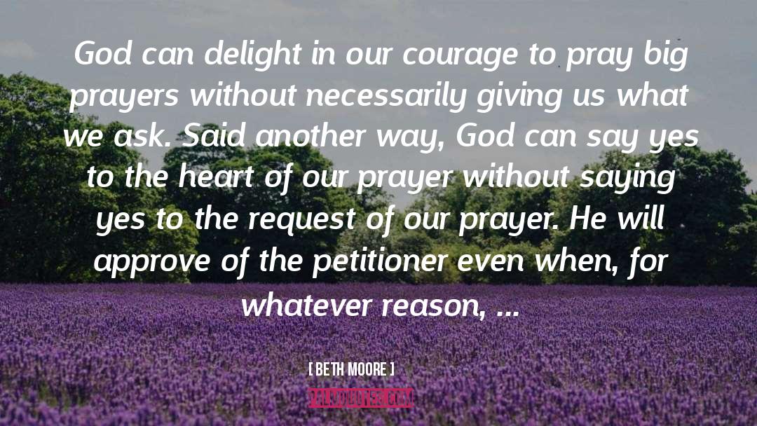 Petition quotes by Beth Moore