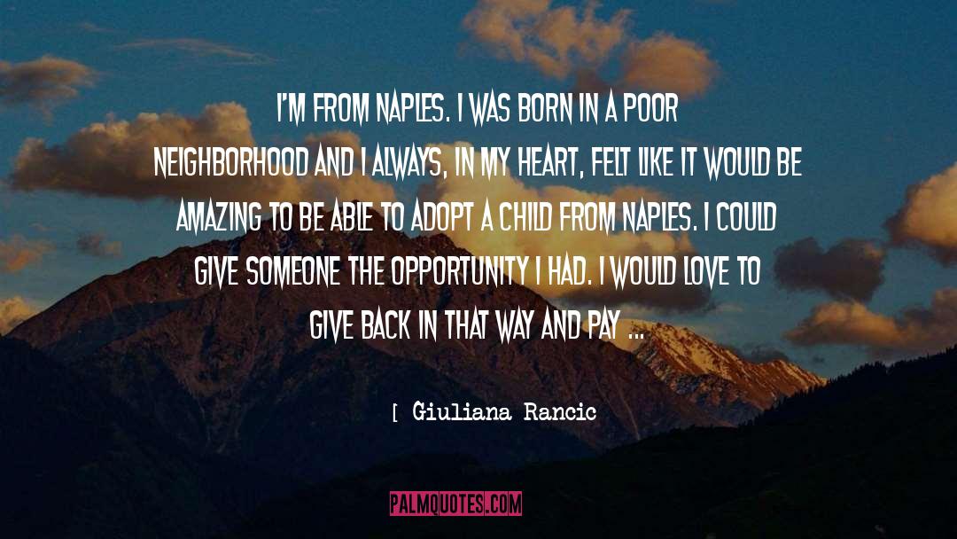 Petracca Naples quotes by Giuliana Rancic