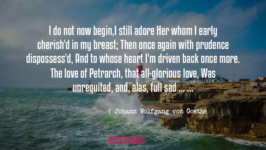 Petrarch quotes by Johann Wolfgang Von Goethe
