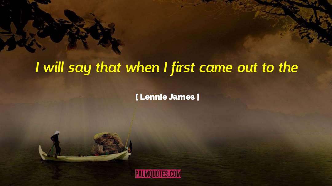 Petrified quotes by Lennie James
