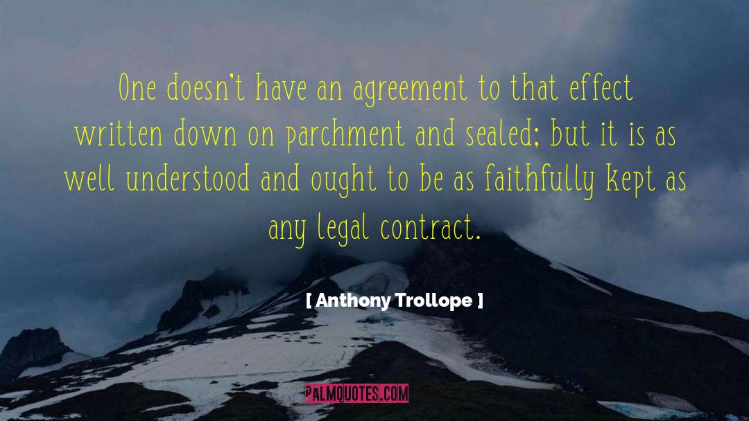 Petrodollar Agreement quotes by Anthony Trollope