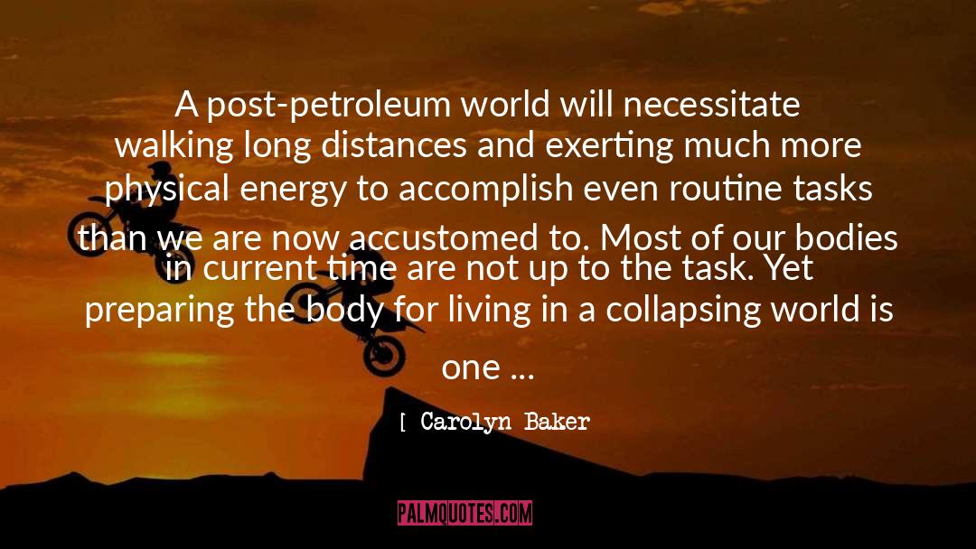 Petroleum quotes by Carolyn Baker