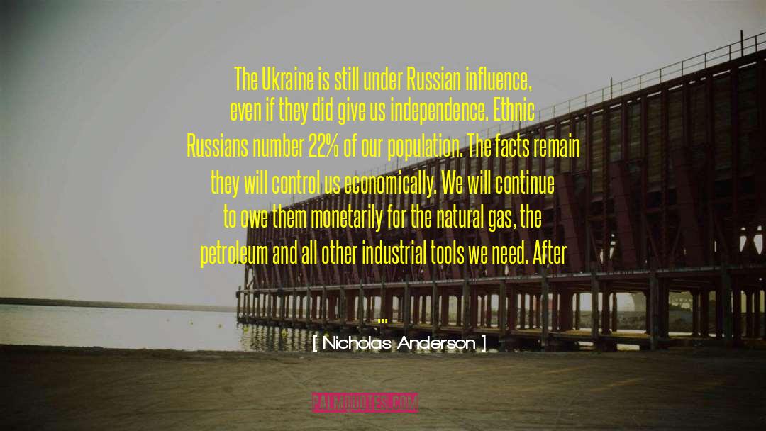 Petroleum quotes by Nicholas Anderson