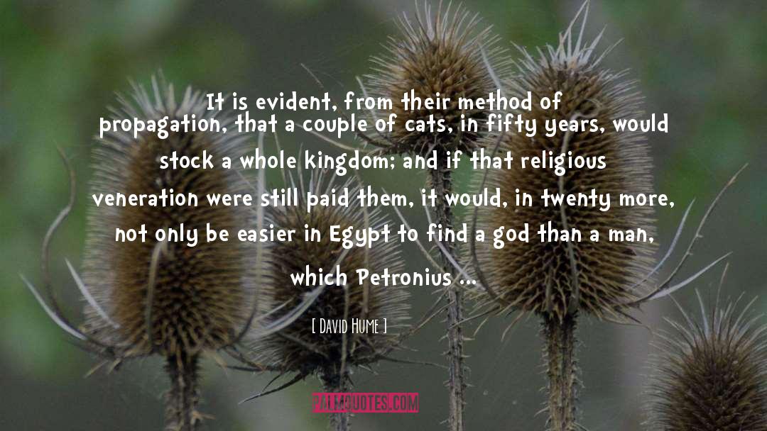 Petronius quotes by David Hume