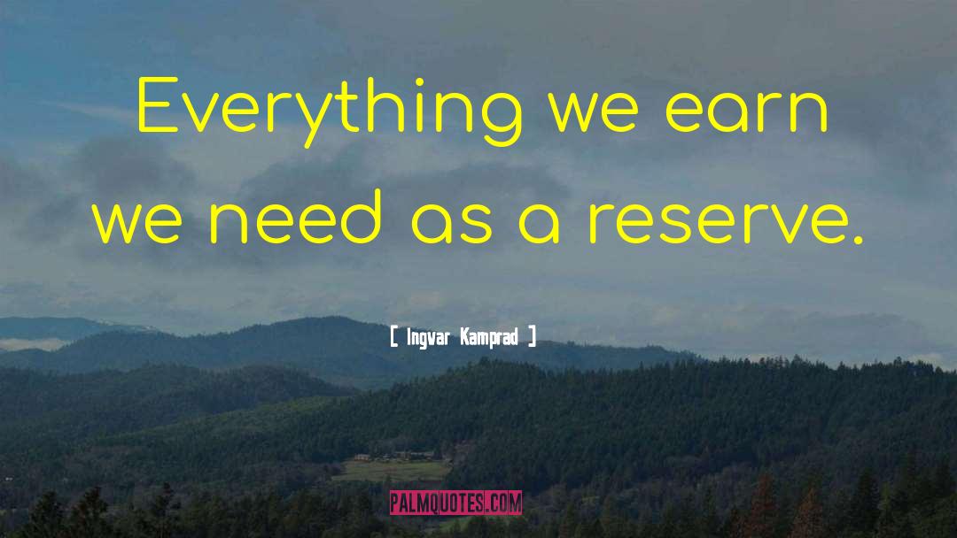 Petrostates Reserves quotes by Ingvar Kamprad