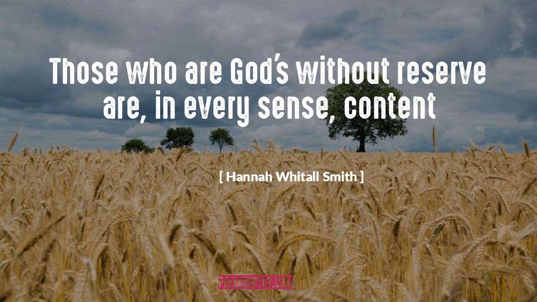 Petrostates Reserves quotes by Hannah Whitall Smith