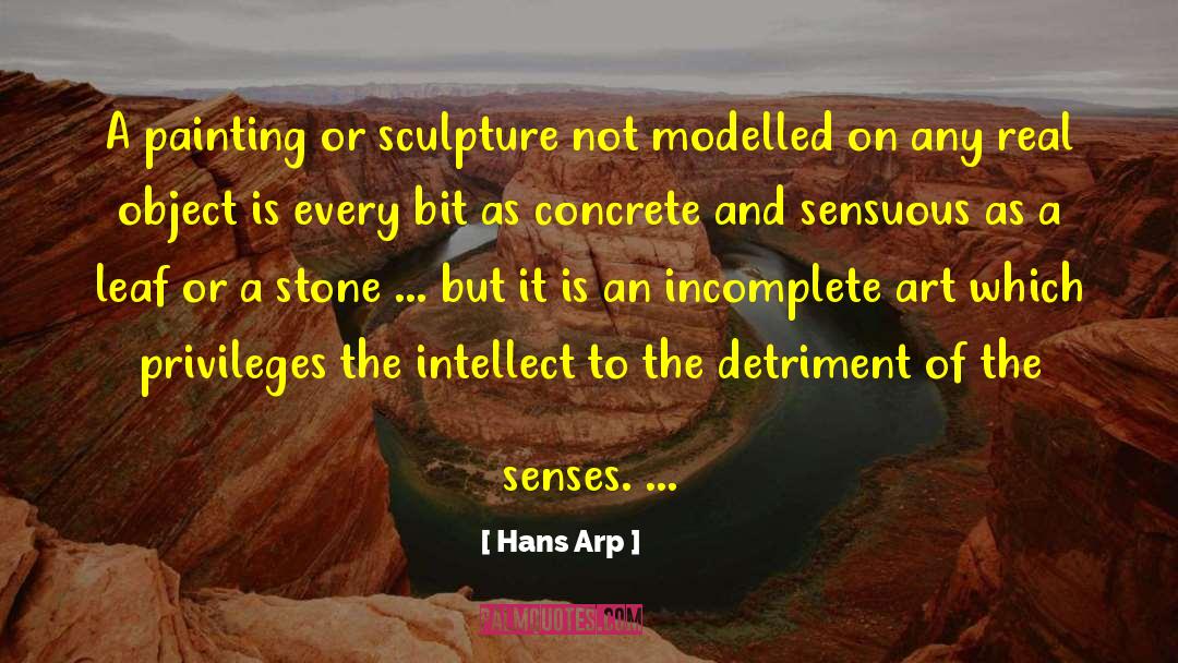 Petrovsky Stone quotes by Hans Arp