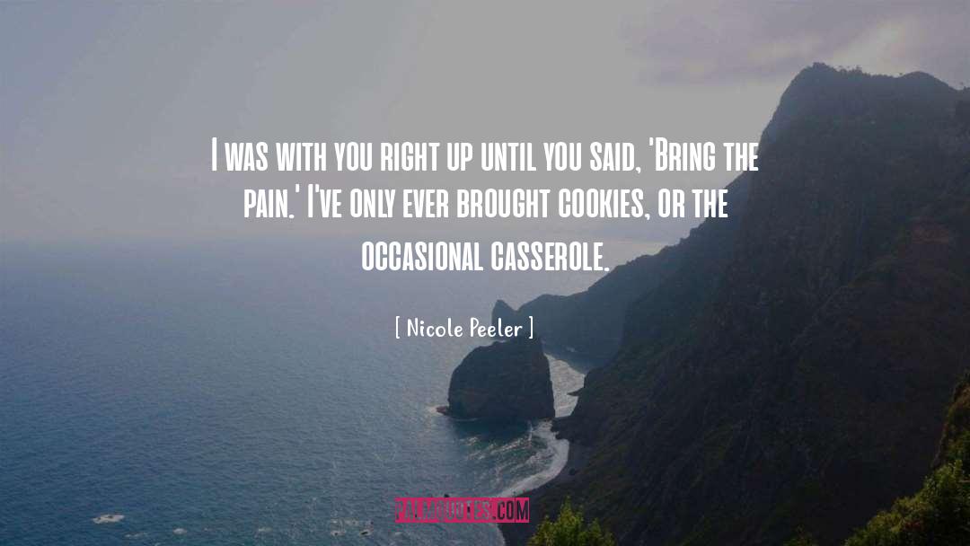 Pettifor Cookies quotes by Nicole Peeler