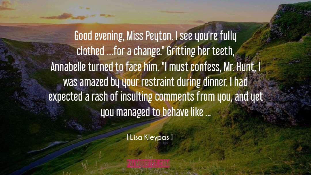 Peyton quotes by Lisa Kleypas