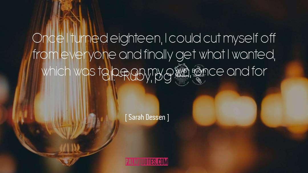 Pg 112 quotes by Sarah Dessen