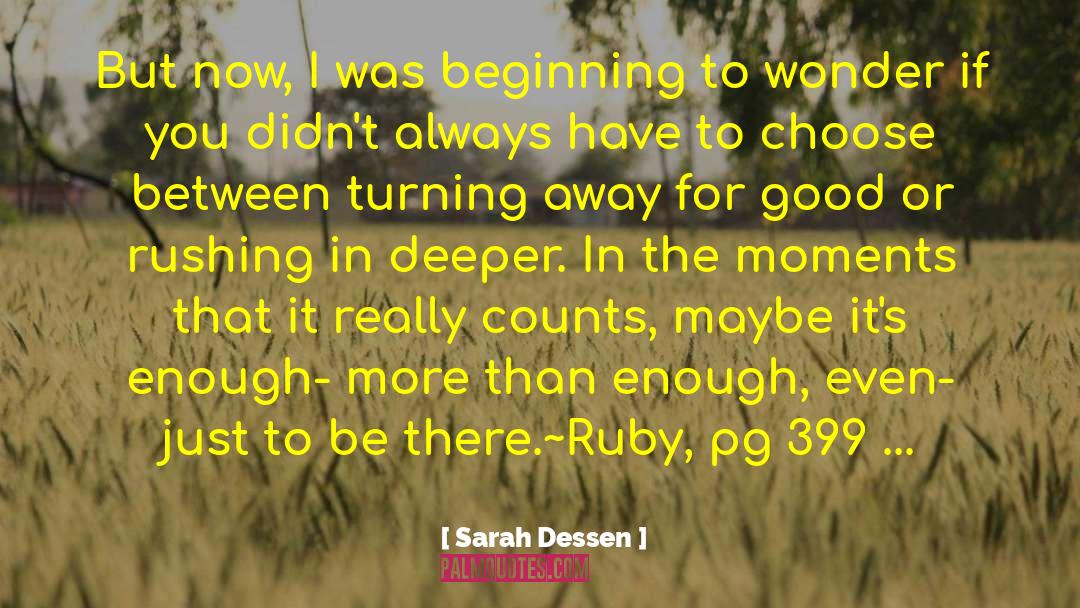 Pg 118 quotes by Sarah Dessen