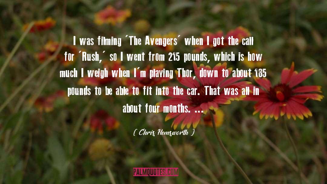 Pg 185 quotes by Chris Hemsworth