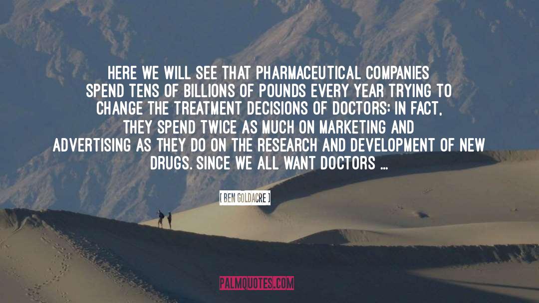 Pharmaceutical quotes by Ben Goldacre