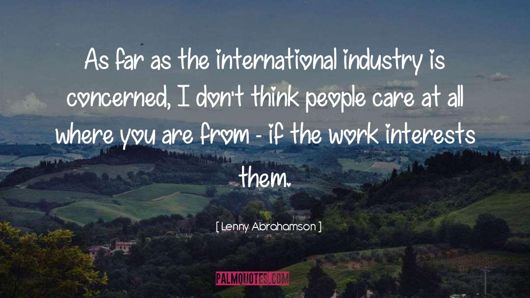Pharmeceutical Industry quotes by Lenny Abrahamson