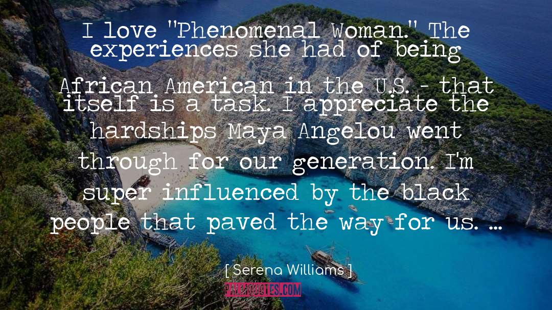 Phenomenal Woman quotes by Serena Williams