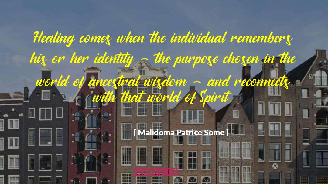 Phenomenology Of Spirit quotes by Malidoma Patrice Some