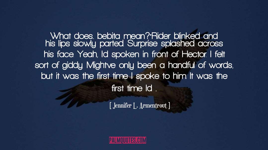 Philanderer In Spanish quotes by Jennifer L. Armentrout