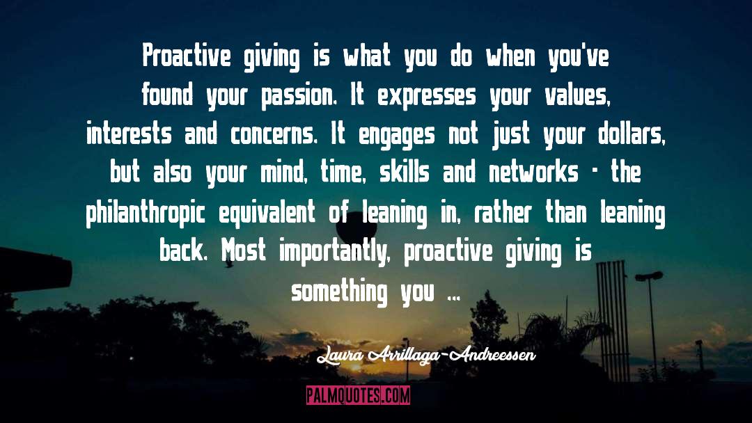 Philanthropic quotes by Laura Arrillaga-Andreessen