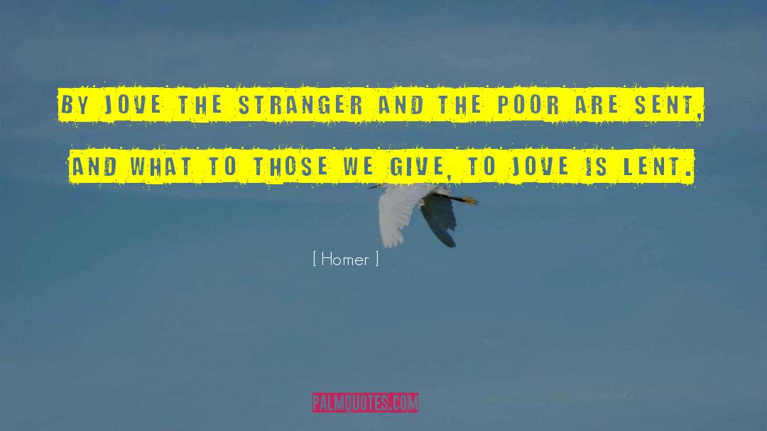 Philanthropic quotes by Homer